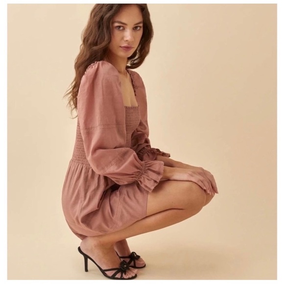 REFORMATION Praline Dunes Dress - Picture 2 of 9